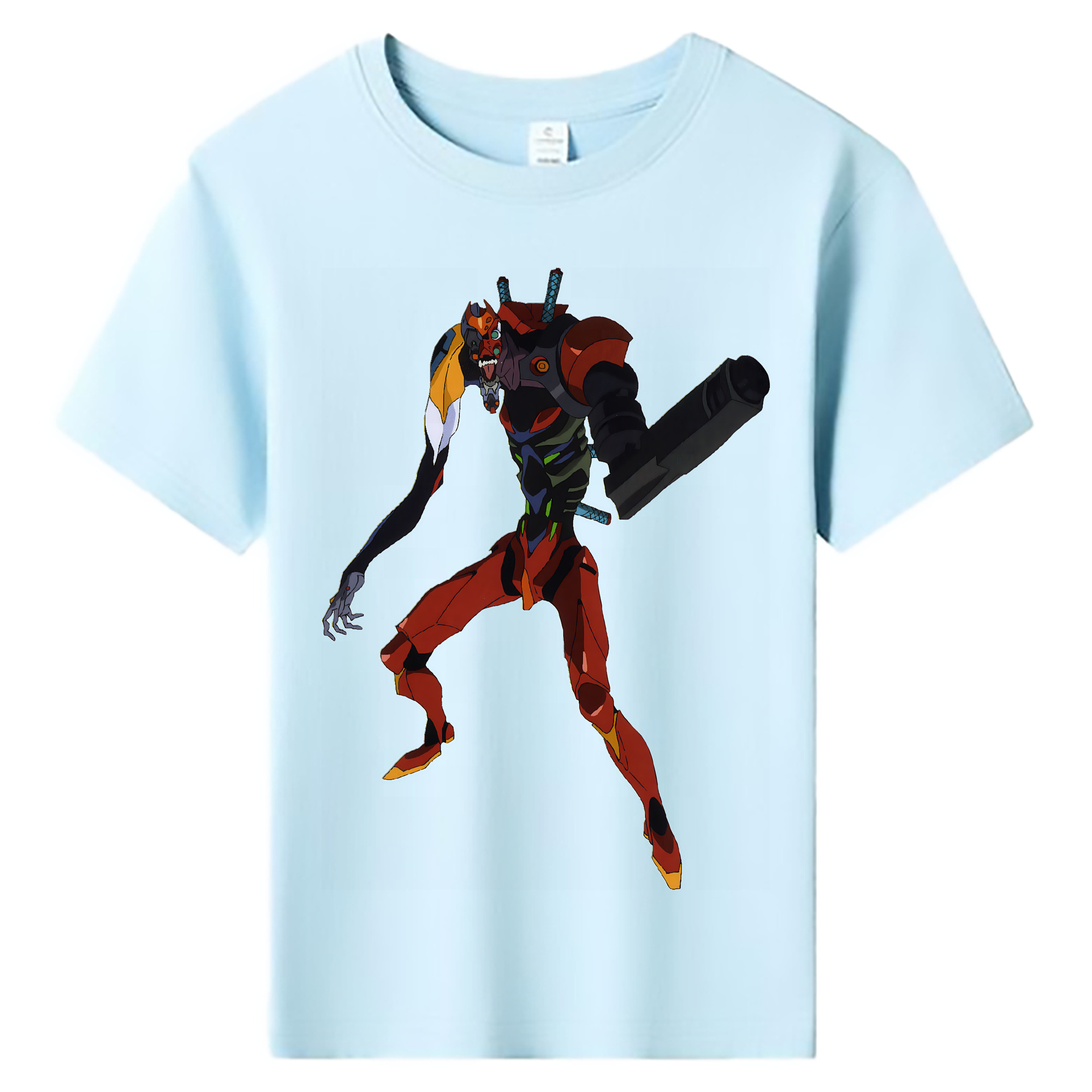 （画像用） EVA 新世紀エヴァンゲリオン 綿100％キッズTシャツ（フロントプリント）